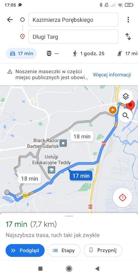 Przytulna Kawalerka Z Ogrodem Apartment Gdansk Ngoại thất bức ảnh